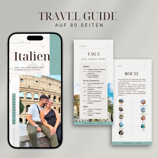 Reiserezept Italien Roadtrip (22 Tage)